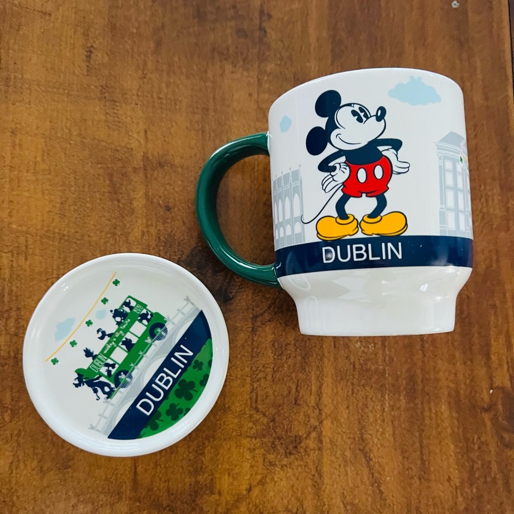 Disney Dublin Coffee Cup with Coaster - Mickey Mouse